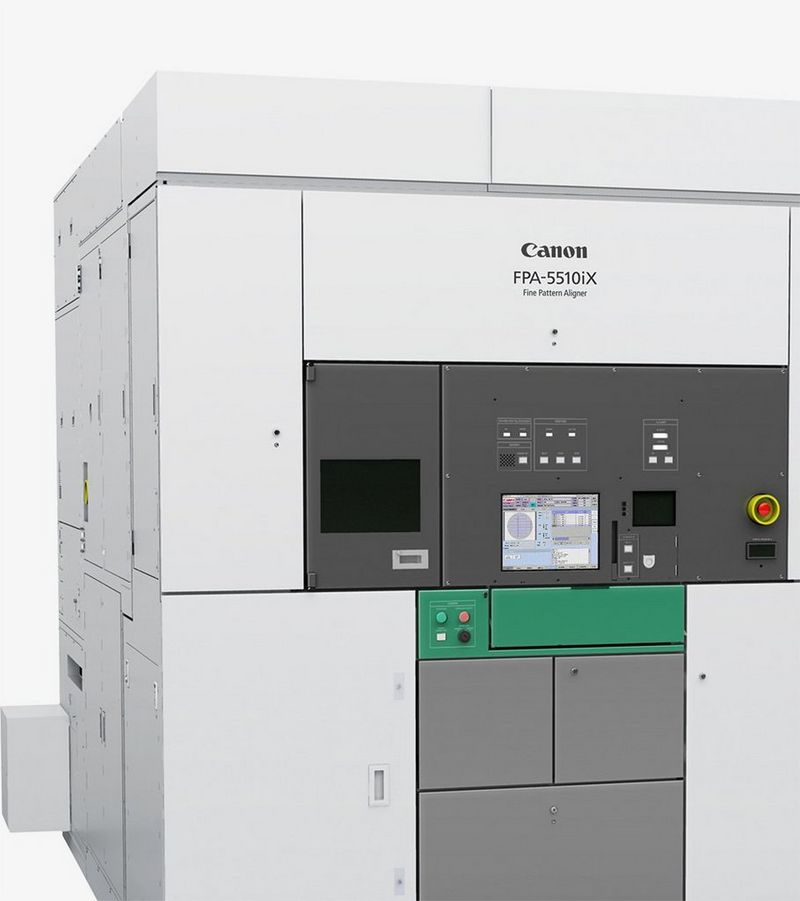Front view of i-Line lithograph model Canon FPA-5510iX 