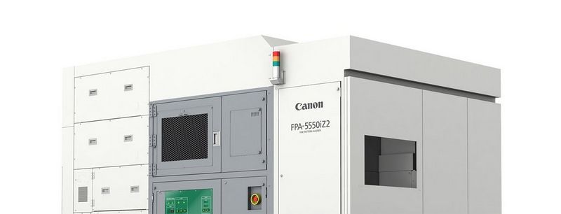Cropped front view of i-Line lithography model Canon FPA-5550iZ2
