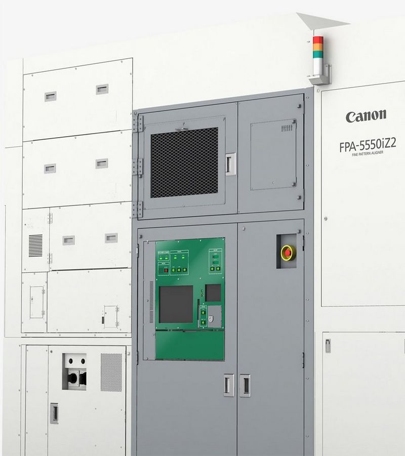 Front view of i-Line lithograph model Canon FPA-5550iZ2