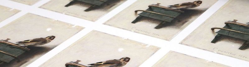Reproductions of Carel Fabritius’ ‘The Goldfinch’