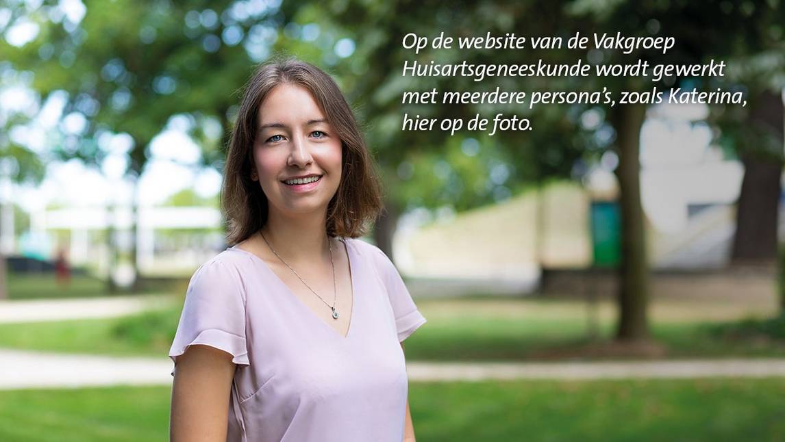 Katerina, een van de persona’s van Vakgroep Huisartsgeneeskunde Maastricht