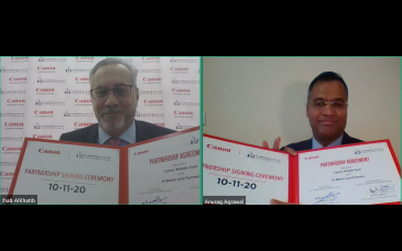Canon Middle East extends its partnership with Mohamed Abdulrahman Al-Bahar Group in Kuwait 