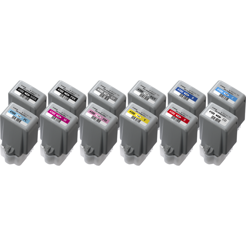 Canon PFI-4100PBK 12 Tinten