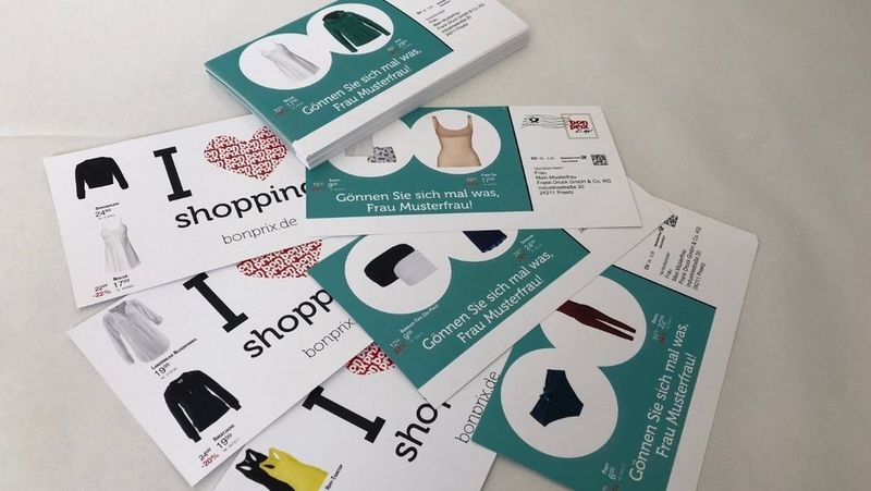 Personalised BonPrix direct mailers