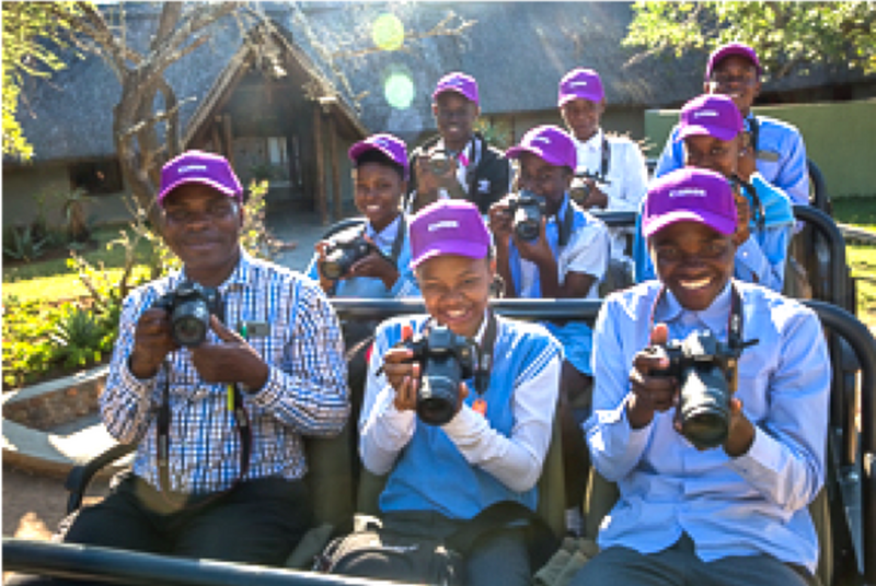 Students learning in a classroom
