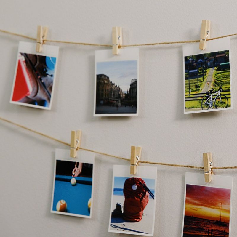 Canon SELPHY SQUARE QX10 mobiler WLAN-Farbfotodrucker, Schwarz Angepinnte Fotos