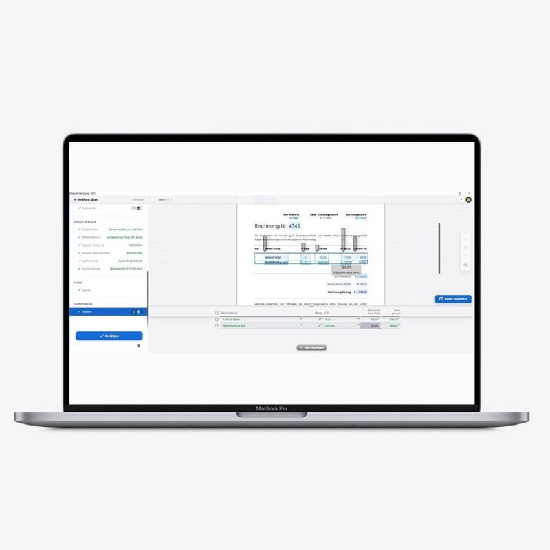 Schritt 2 - Automatische Erfassung eingehender Rechnungen