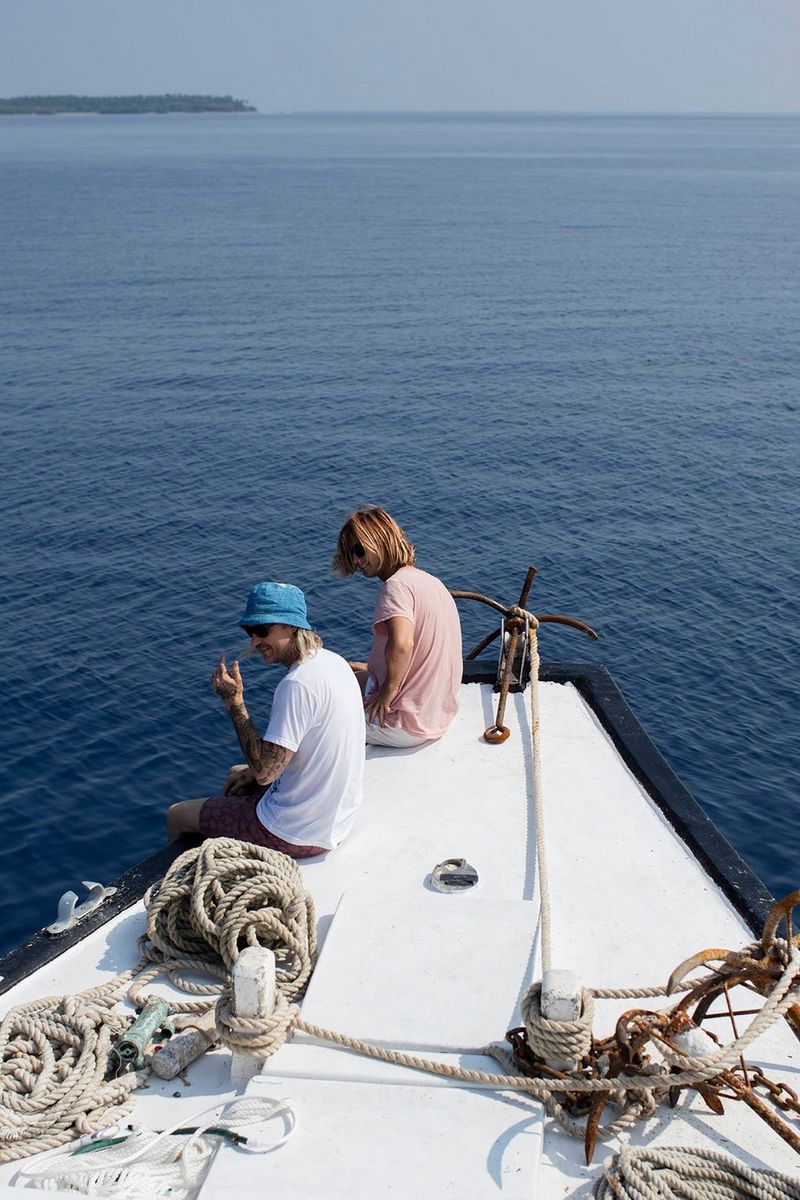 Self Discovery for Social Survival by Seb Slayter captures surfers in three different oceans.