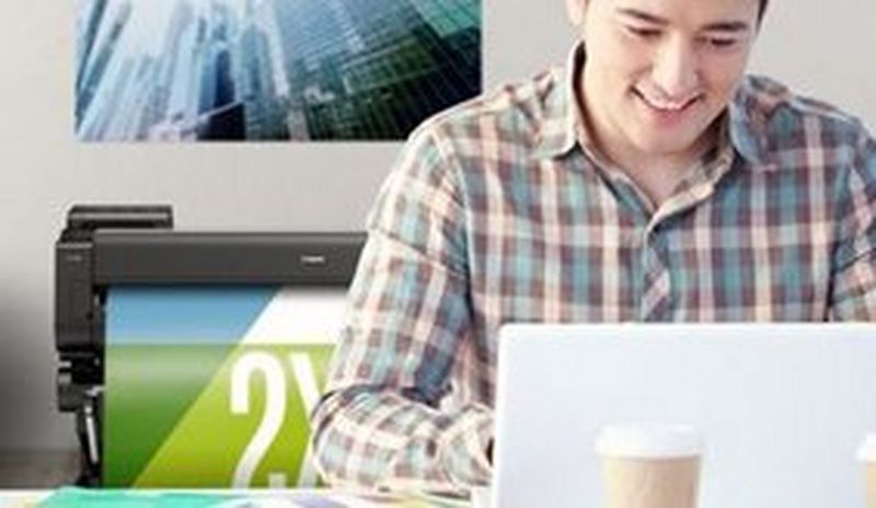 Working at a computer