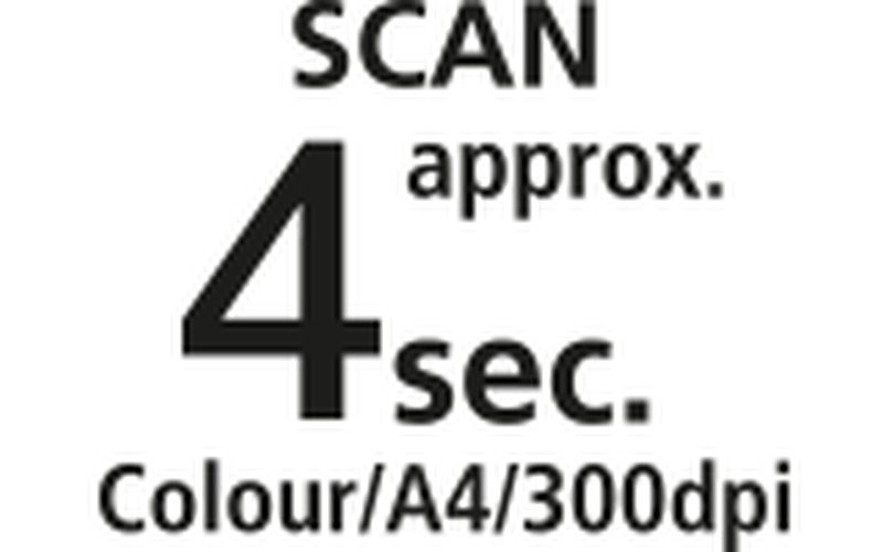 A4 colour document scan speed