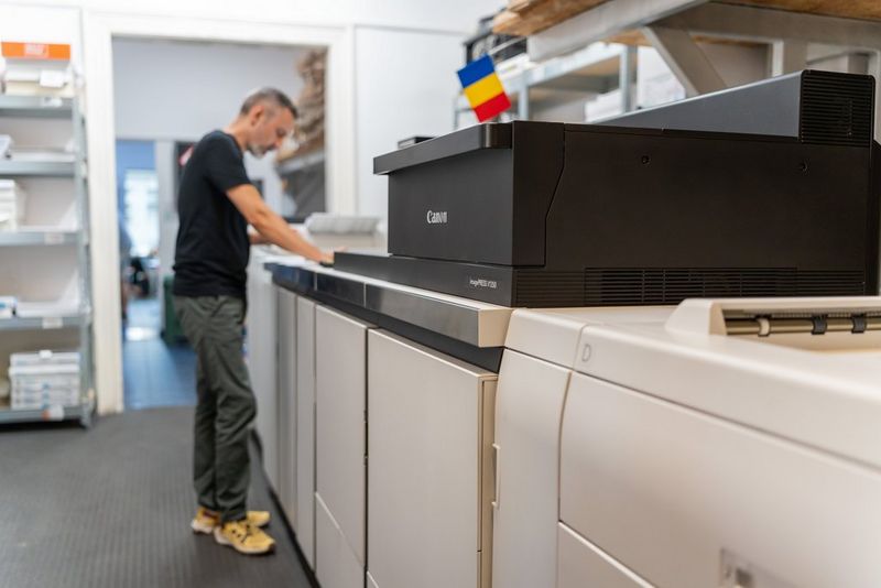 Agrafa Print runs Canon imagePRESS V1350 for high-speed production