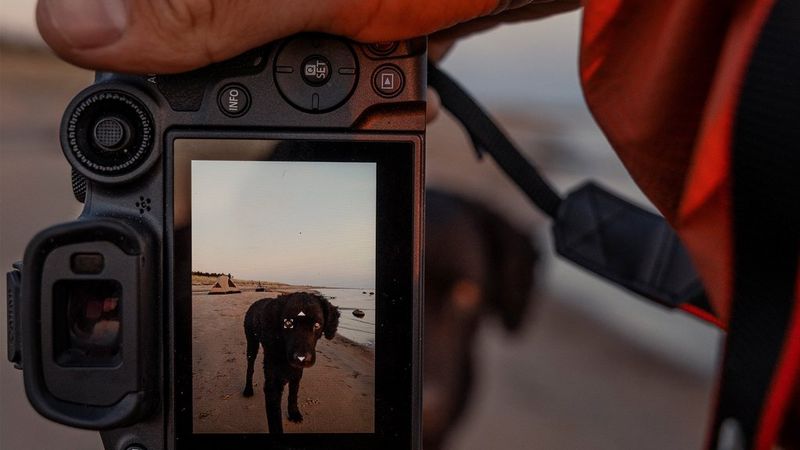 Canon EOS R7, närbild på Kaffe