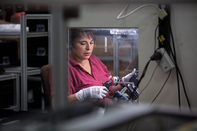  printer being remanufactured