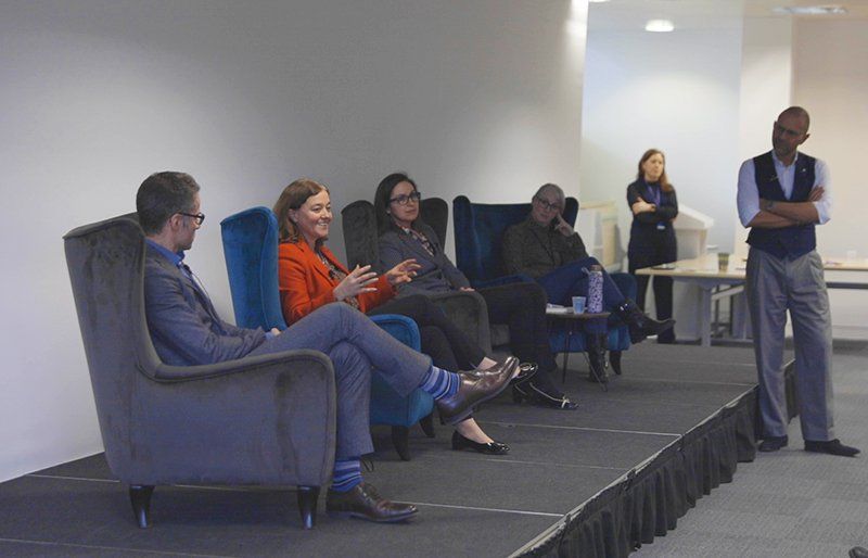 Caroline Price on the diversity panel at Canon