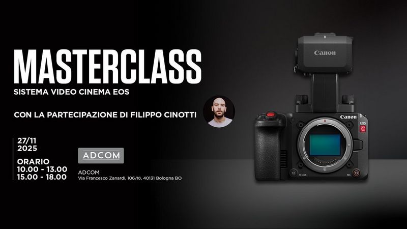 Masterclass gratuita ADCOM su Cinema EOS