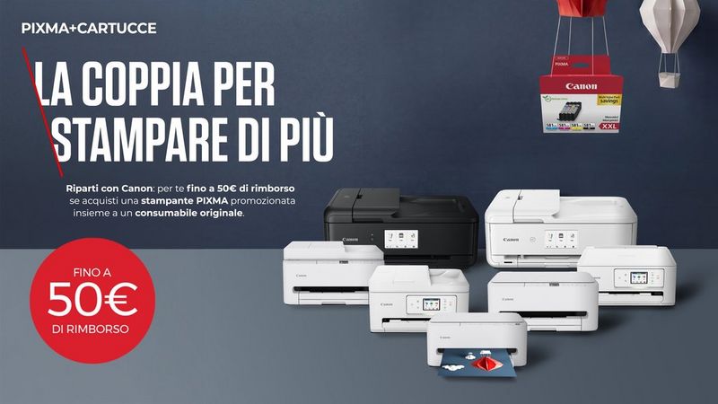 Stampante e inchiostro insieme? Ti premiamo!