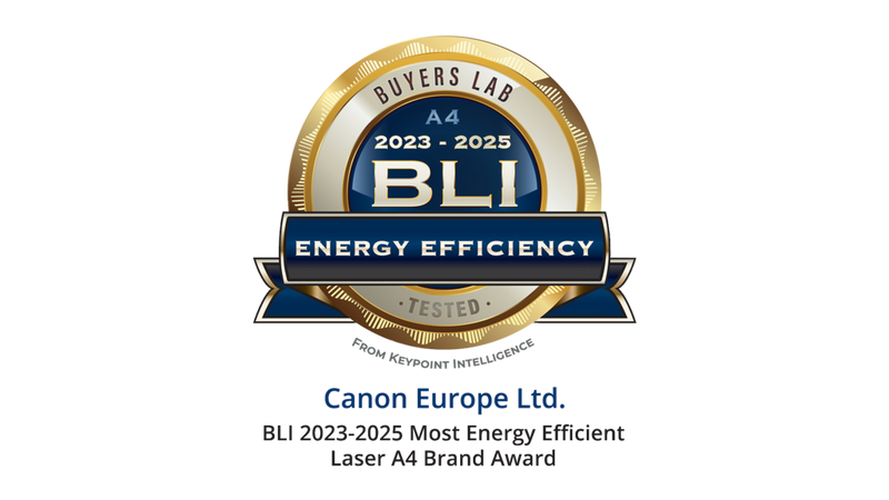 Premio BLI 2023-2025 per il marchio laser A4 più efficiente dal punto di vista energetico