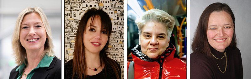 Verena Hahn, Sara Milani, Andriani Lada, Claudia van Eyck