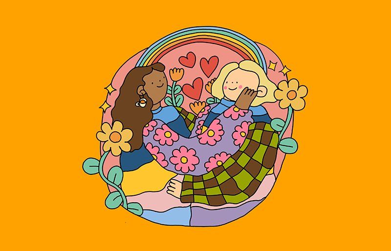 Wednesday Holmes designed five inclusive Valentine's cards for Canon to be printed