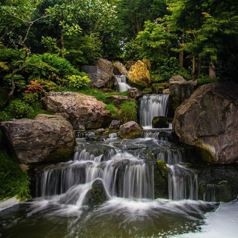 Waterfall in London park