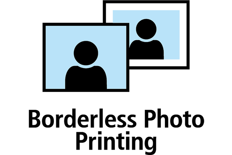 Borderless photo printing