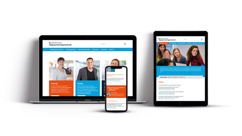 Website-ontwikkeling voor Vakgroep Huisartsgeneeskunde Maastricht
