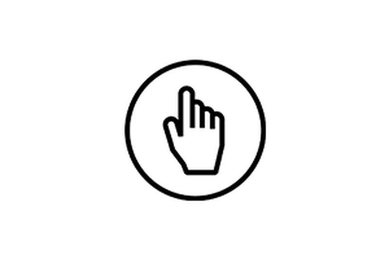 Optional touchscreen operation