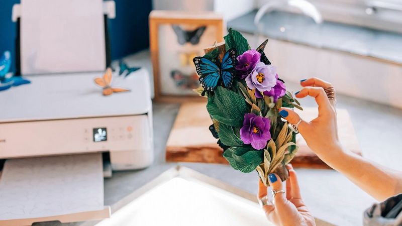 Papercraft butterflies in 10 simple steps