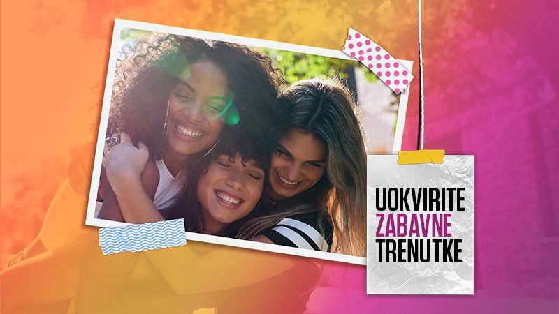 Uokvirite zabavne trenutke