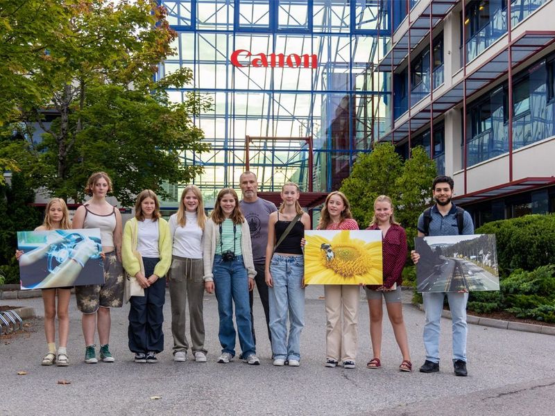 Fotoutstilling av ungdommer i Canon Young People Programme