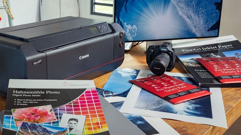 Canon tulostin ja korkealaatuiset valokuvapaperit