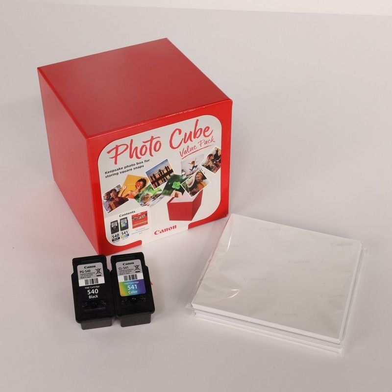 Photo Cube + PG-540 Black & CL-541 Color + Photo Paper (Value Pack) [Kit fotografico]