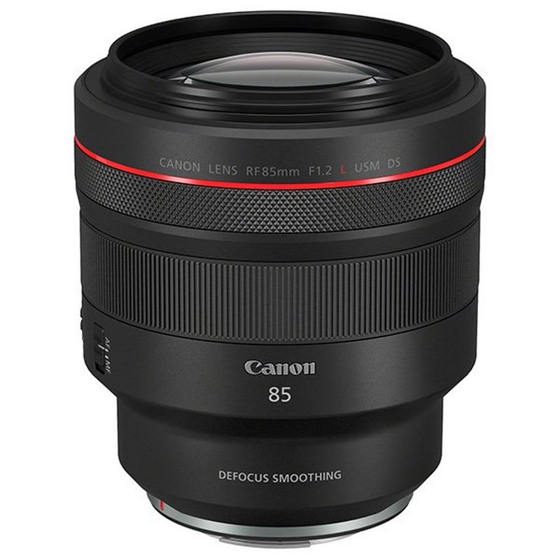 A Canon RF 85mm F1.2L USM DS lens.