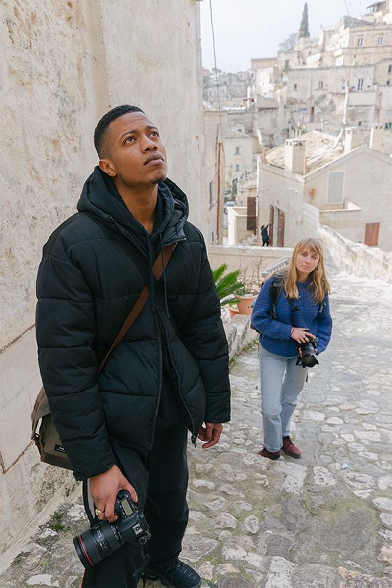 Photographers Henry Jay Kamara and Annapurna Mellor in Italy.