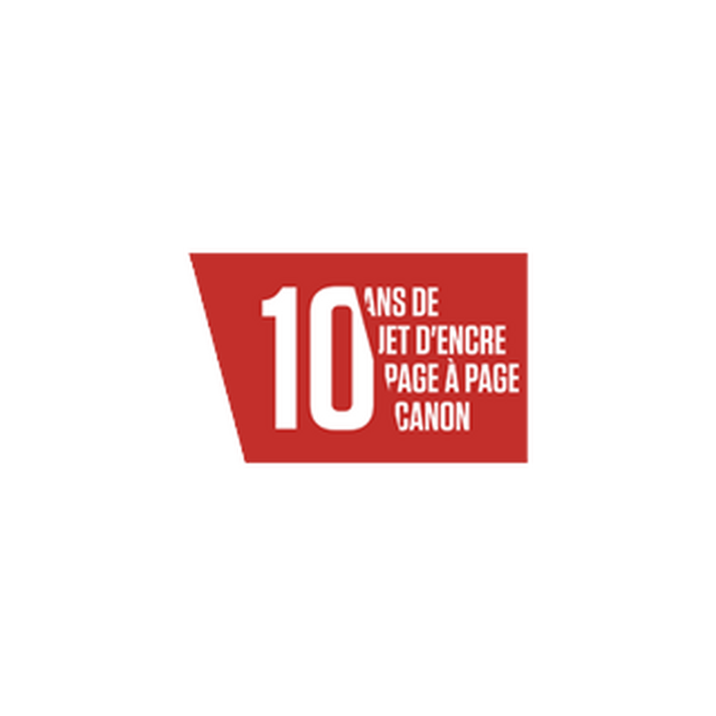 10 ans de jet d’encre page à page Canon