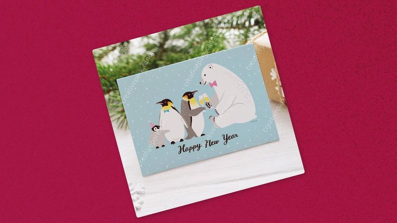Carte pingouin