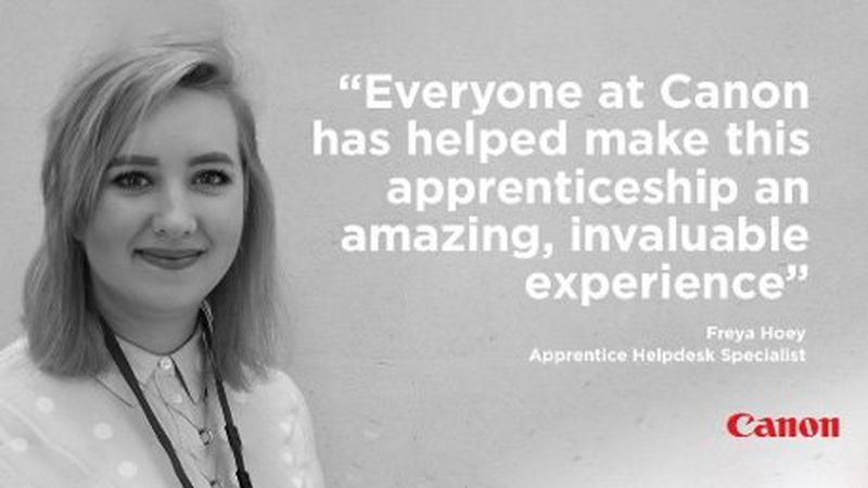 Canon Career Fayre, Careers, Apprentice, Testimonial