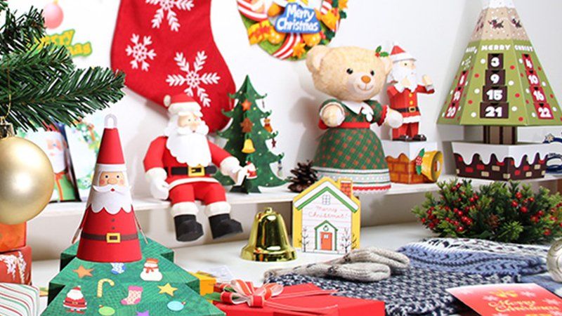Christmas toy scene