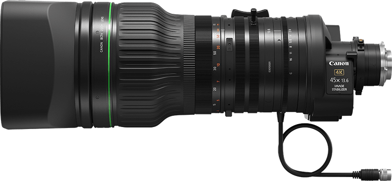 Canon - chi45 Canon CJ45ex9.7B Ultra-High Zoom 4K Lens - ES Broadcast