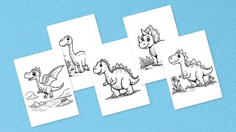 Coloriages dinosaures