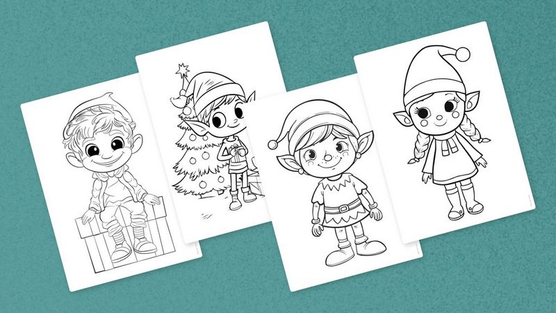 Coloriages de lutins