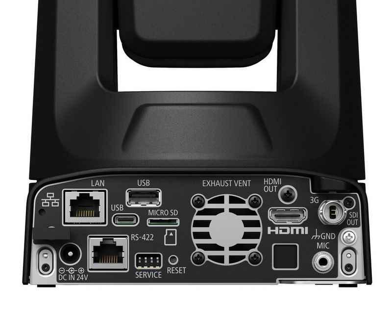 Порты на задней стороне Canon CR-N300.