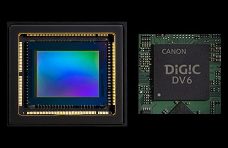 1.0-type CMOS sensor and DIGIC DV6