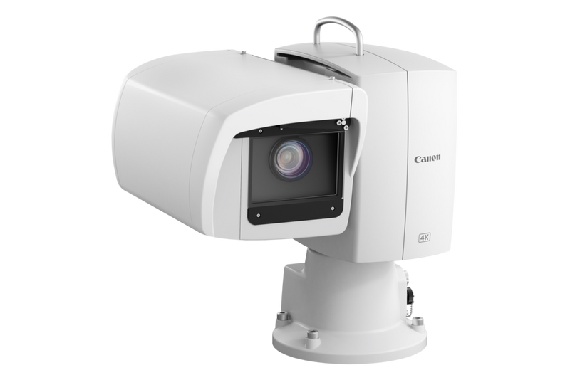 A Canon CR-X500 PTZ camera.