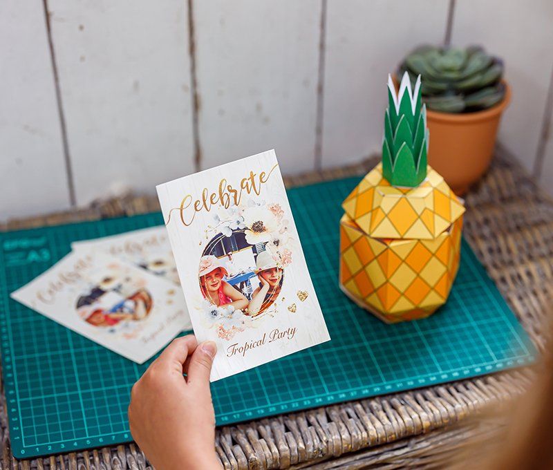 Create and print greeting cards