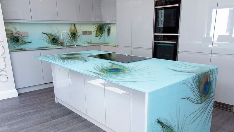 Een keuken-opdracht van CreoGlass Design