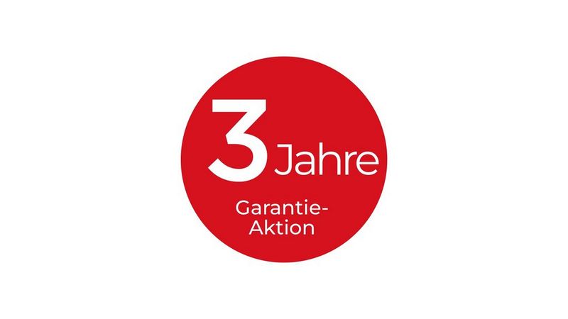 3 Jahre Garantie – Aktion