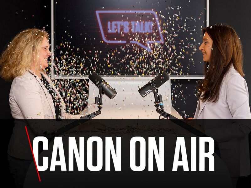 CANON ONAIR.  LET’S TALK.