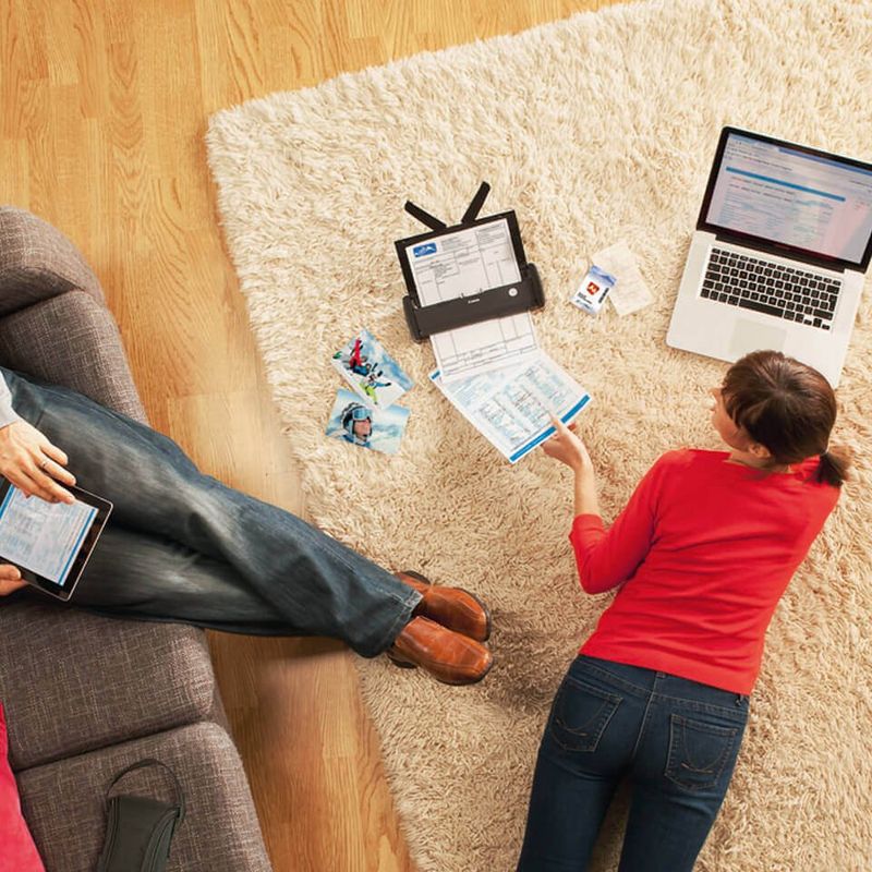 Document scanners with ADF