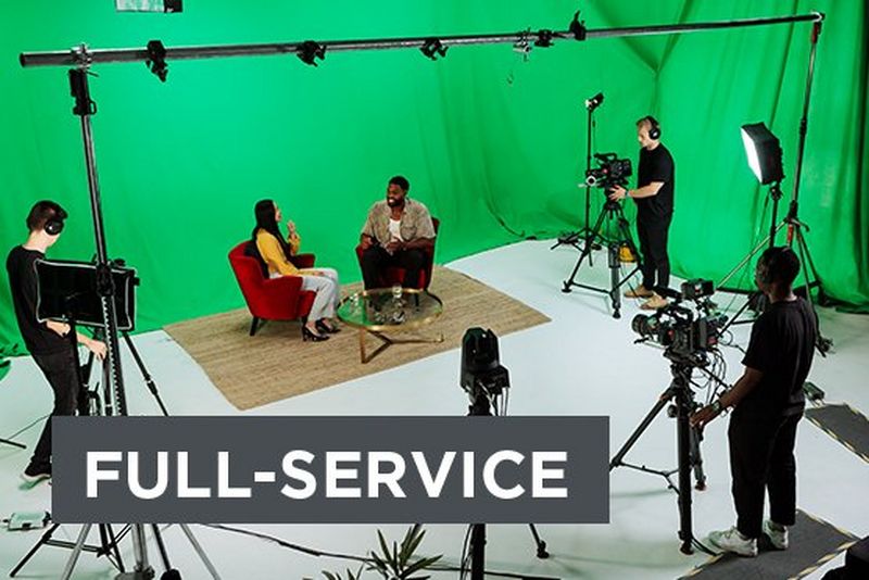 Technische support van set-up tot uitzending